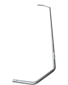 Curtain tube 45° 1/2"x2270 f/manure curtain MB drive IW=2160